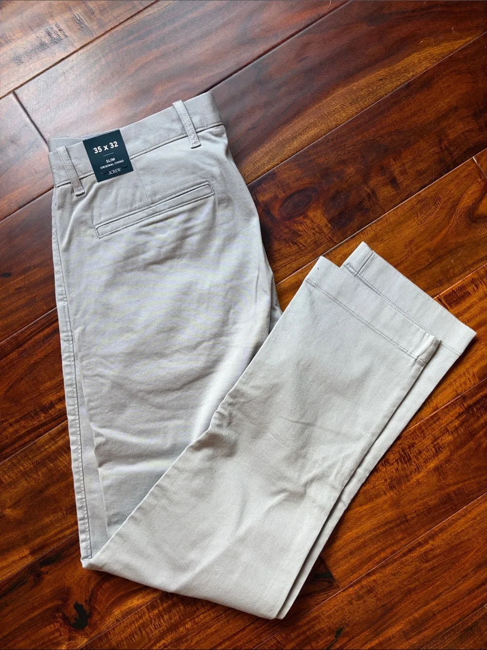 NWT - Men's J Crew Slim Fit Original Chino Pants - Mushroom